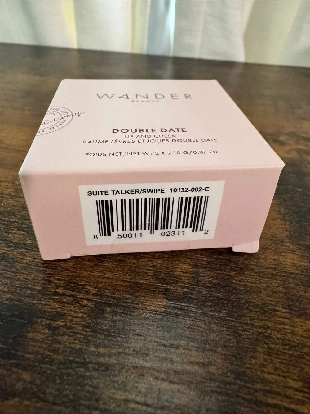 Wander Beauty Double Date Lip and Cheek duo, New in Box, Swipe Suite Talker